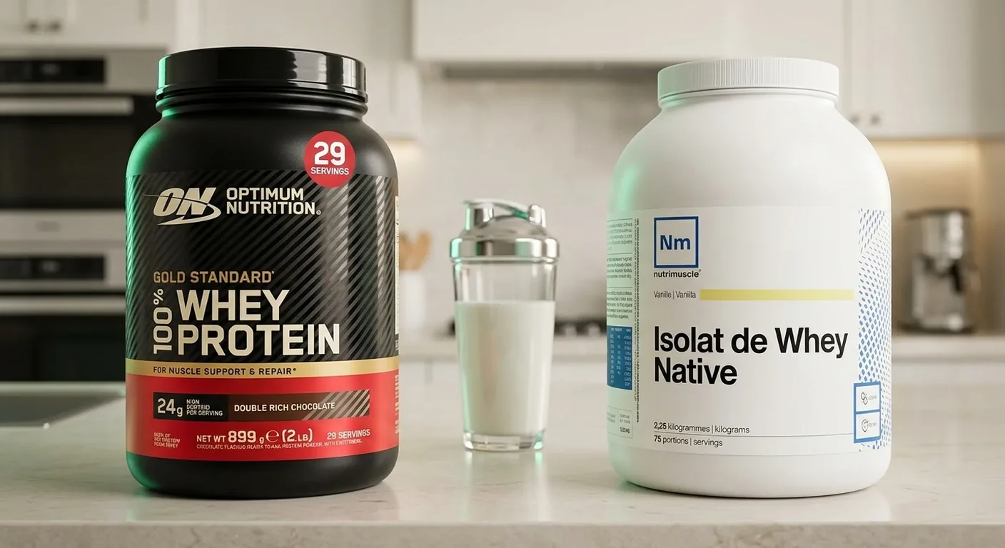 Nutrimuscle vs ON Gold Standard : Whey Native ou Mélange ? (2026)