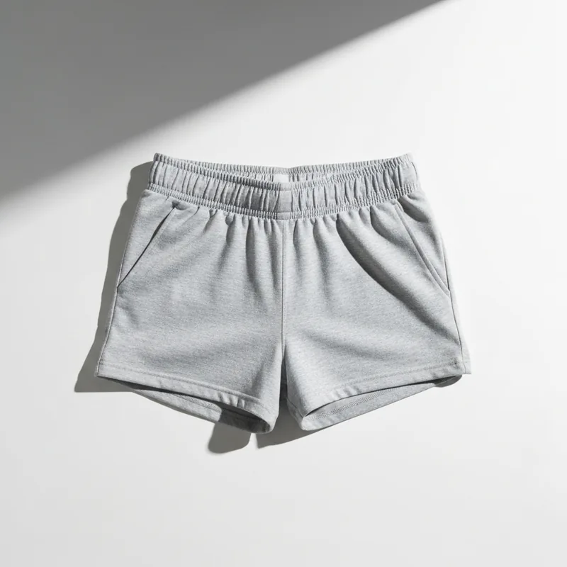 Short coton décontracté (lounge & gym)