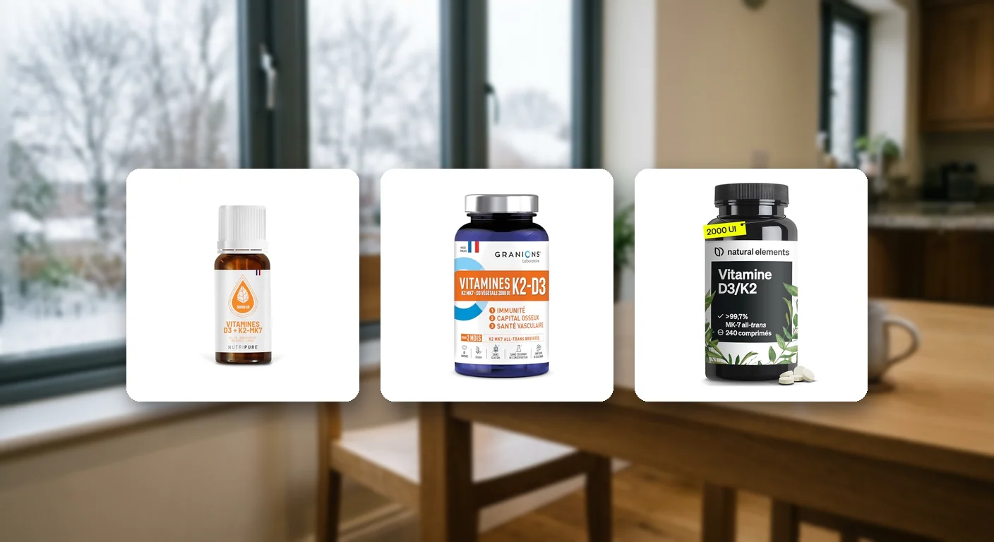 Vitamine D3 K2 : Gouttes ou Comprimés ? 5 Marques Comparées