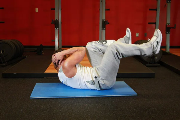 Crunch bicycle — position finale