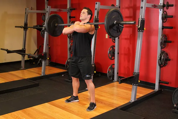 Front squat — position de départ