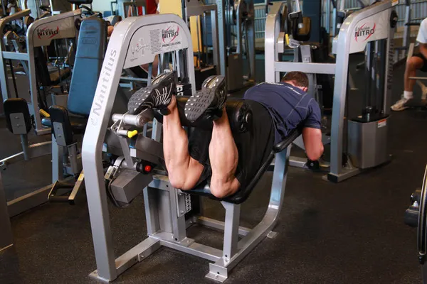 Leg curl — position finale