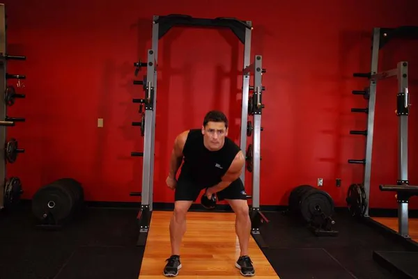 Kettlebell swings — position finale