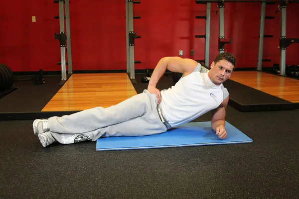 Side plank — position de départ