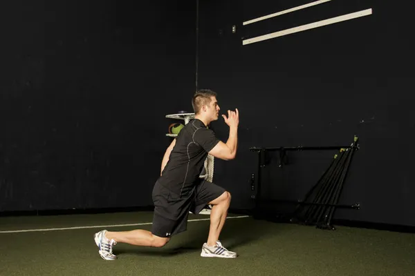 Jumping lunges — position de départ