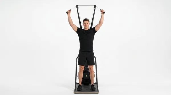 Ski erg — position de départ