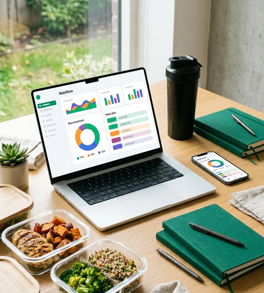 Bilan nutrition personnalisé et guide complet dans l'espace membre Fitidia